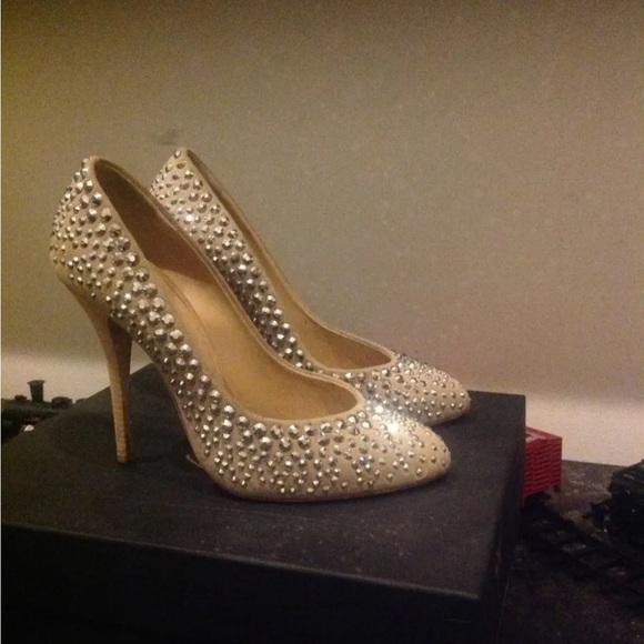 Giuseppe zanotti sparkly Cinderella heels 38 - Picture 5 of 5